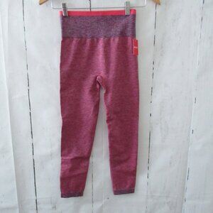 New Spanx Leggings S Small Pink Sculpting Seamless Space Dye Coral Punch